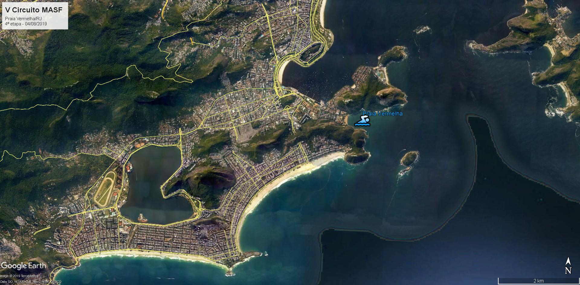Praia Vermelha 2019 - Local da competição Praia Vermelha 2019 - Local da competição